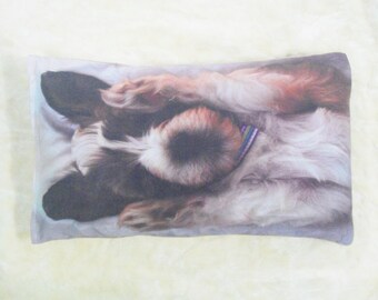 Personalized Cotton Dog Bed Cover with Piping Preshrink 8oz Soft Cotton Canvas