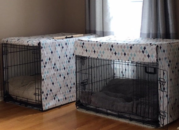 Dog crate cheap cover ideas