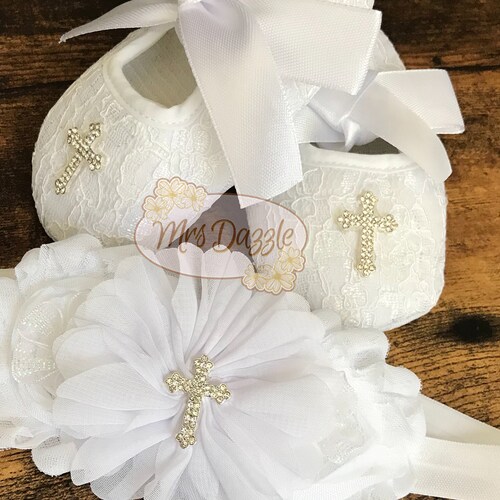 Baby Girl Baptism Shoes Baby Girl Christening Shoes Baby Etsy