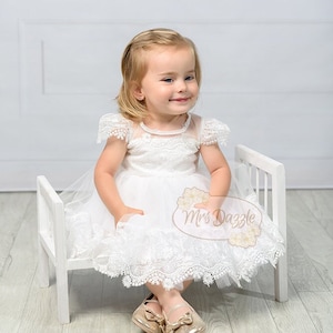 Baptism dress for baby girl, Christening gown girl, Christening dress for baby girl, Baptism dress toddler, Newborn gown, Blessing dress