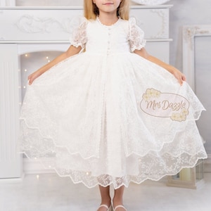 Baptism dress size 8 sale