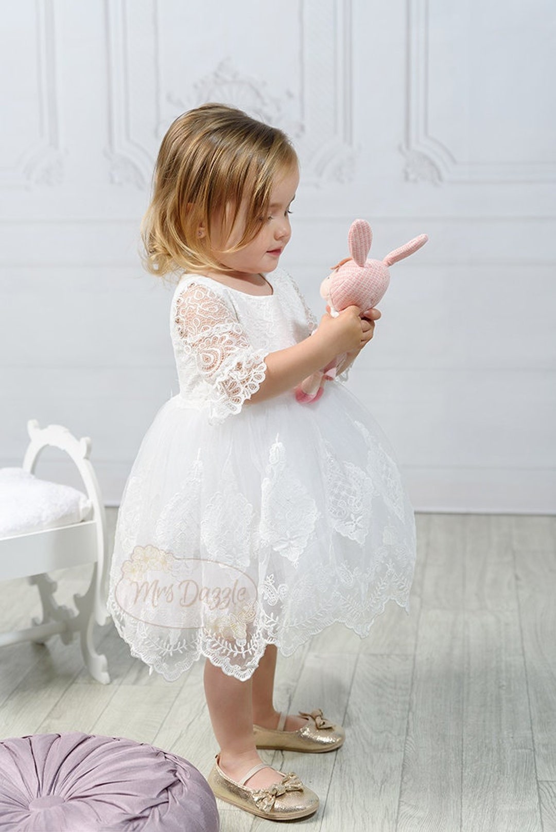 Baptism Dress for Baby Girl, Baptism Dress, Baptism Candle Favors