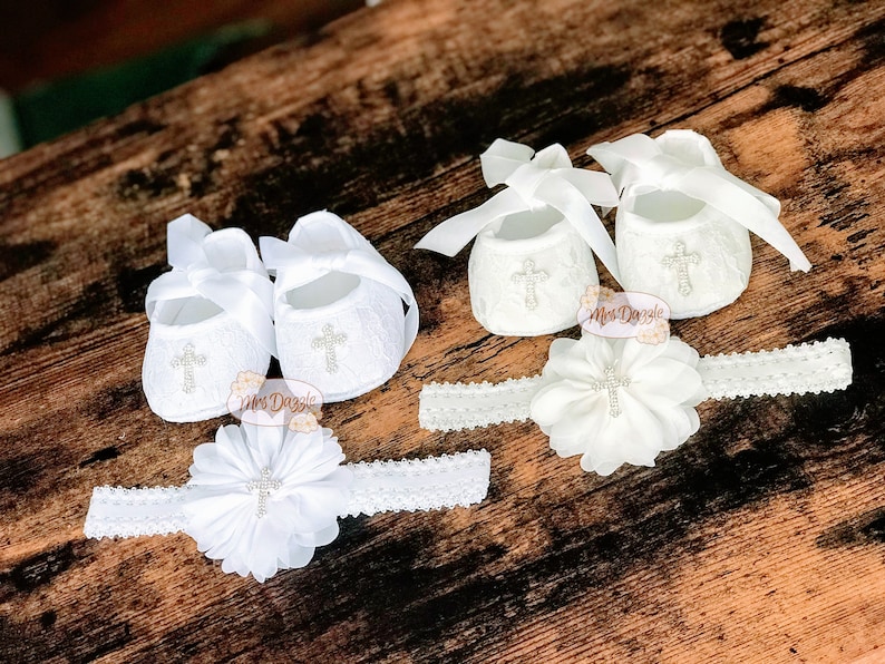 chausson bapteme garcon