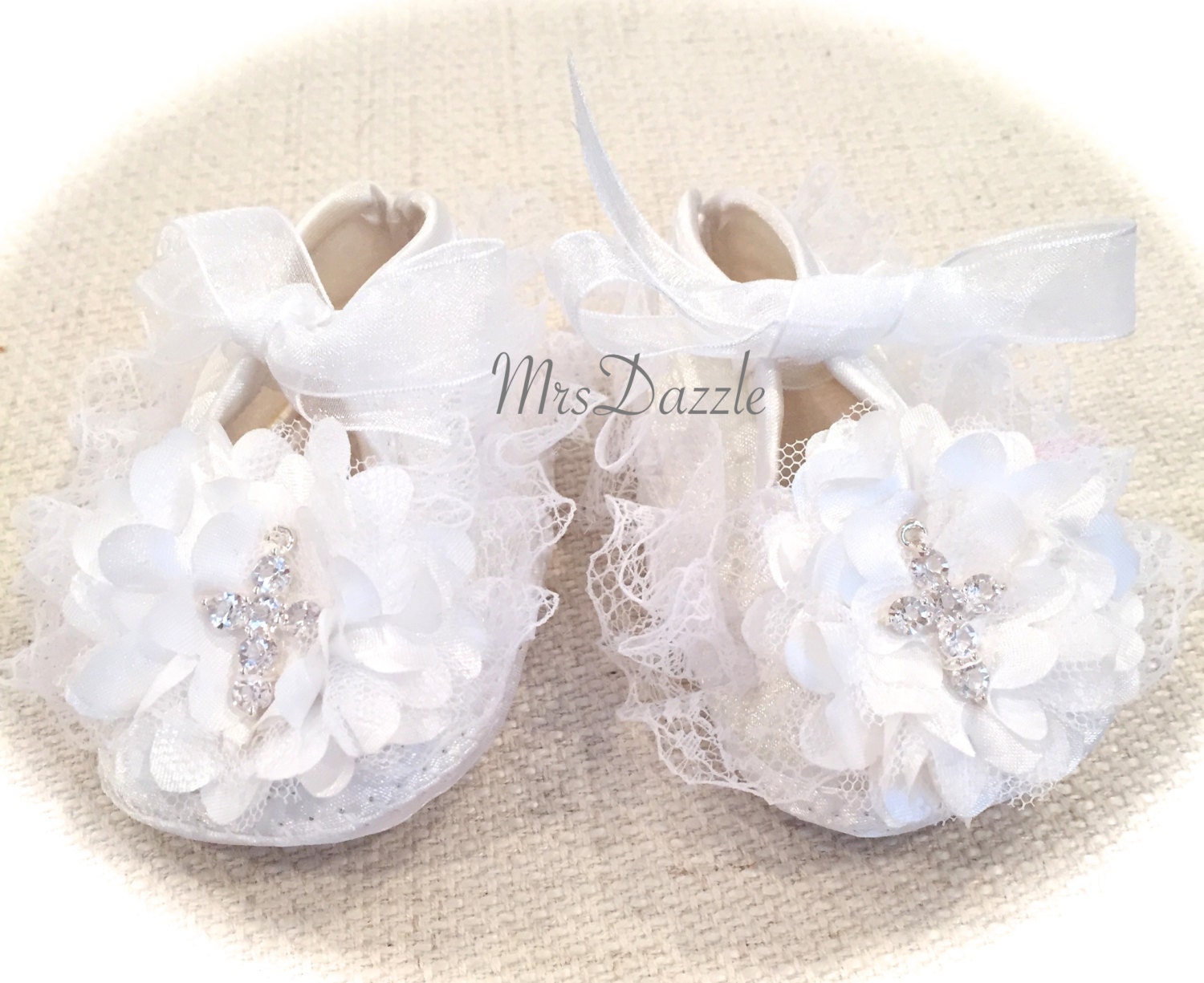 baby christening shoes baby baptism shoesbaby cross Etsy