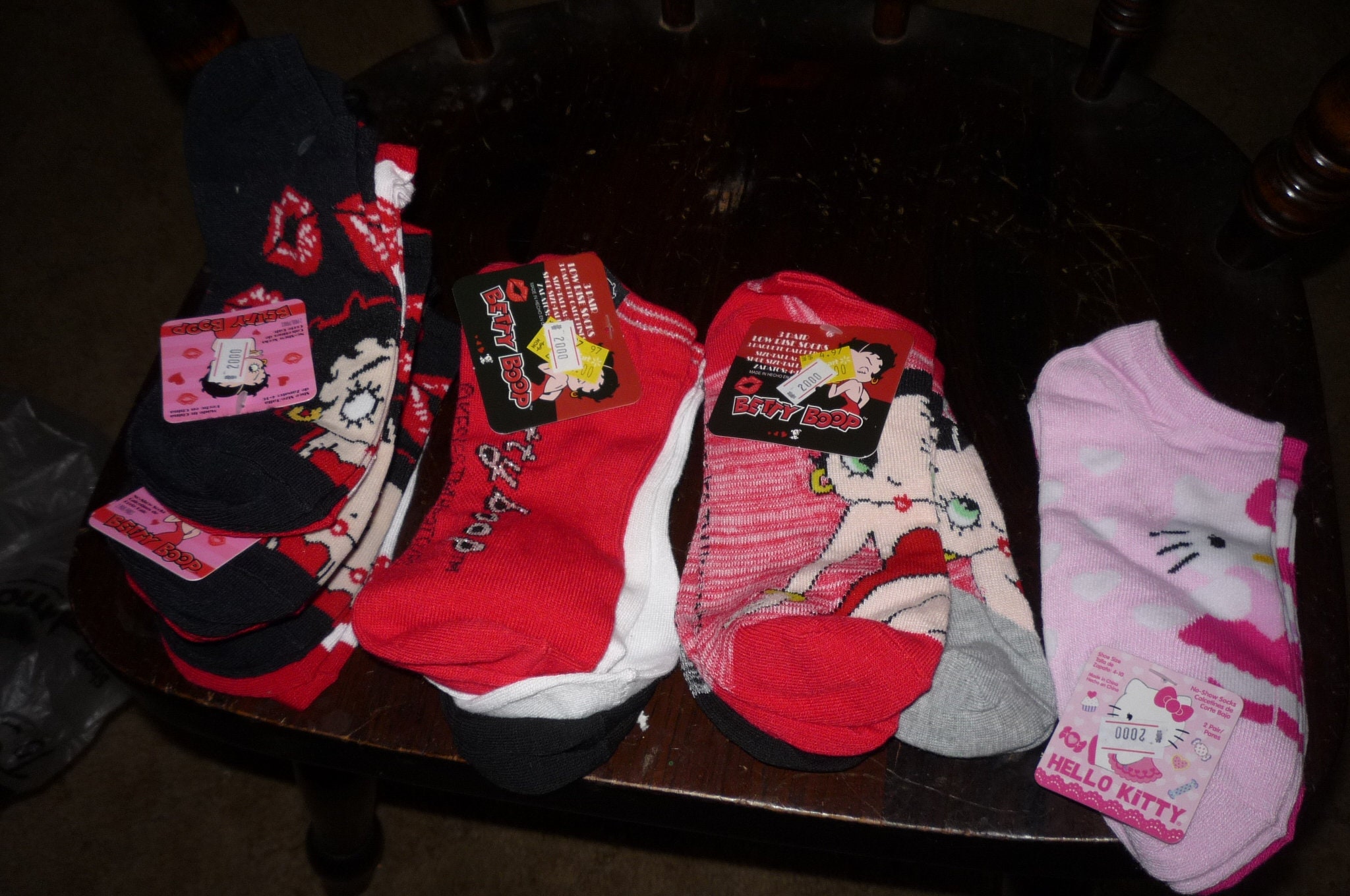 Socquettes Boop Hello Kitty en dessous de la cheville