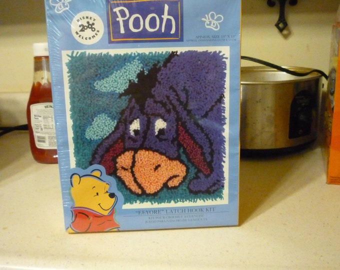 Eeyore Latch Hook Rug Kit Etsy