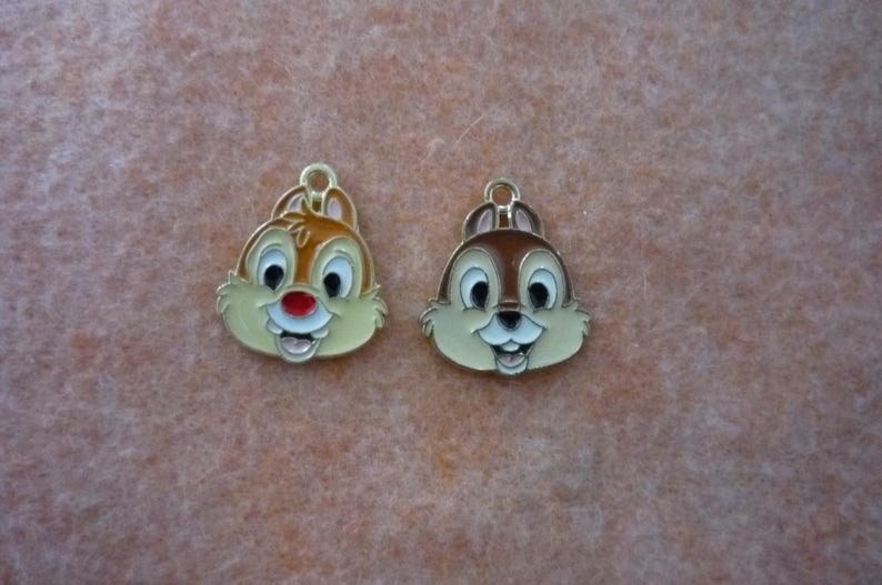 Chipmunk Charm Lot 5 Pc - Etsy