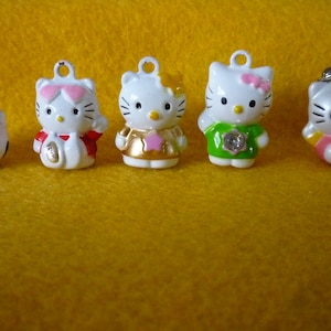cat bell collar charms 4 pc