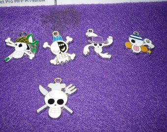Lote de amuleto de calavera 5PC