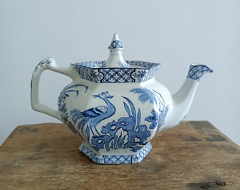 Chinoiserie Vintage Tea Pot - Wood & Sons United Kingdom - Yuan Pattern 1920s - Home Decor Gift