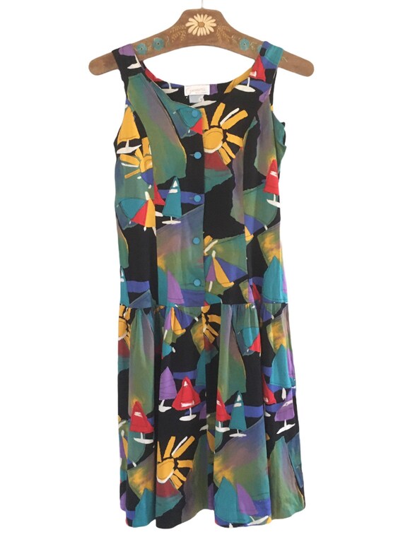 1980s Vintage Summer Dress