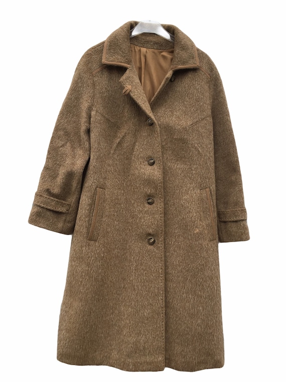 70s WOOL COAT Retro Winter Women's Fashion Vintage