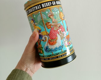 Vintage Spieluhr, Karusselldose Aufbewahrung: Fortnum & Mason's Merry Go Round Spieluhr