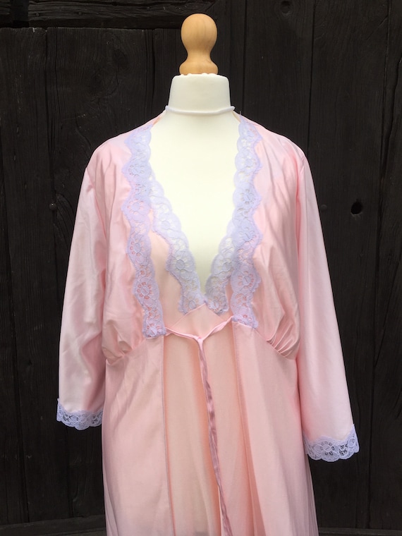 Vintage Nightgown Robe Set