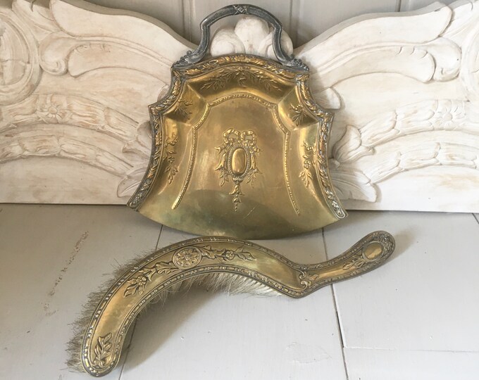 Antique Brass Dust Pan, Victorian Home Decor Etsy