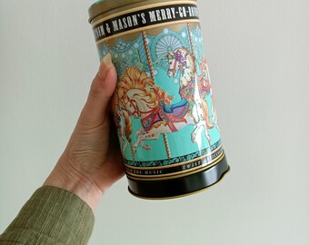 Vintage Spieluhr, Karusselldose Aufbewahrung: Fortnum & Mason's Merry Go Round Spieluhr