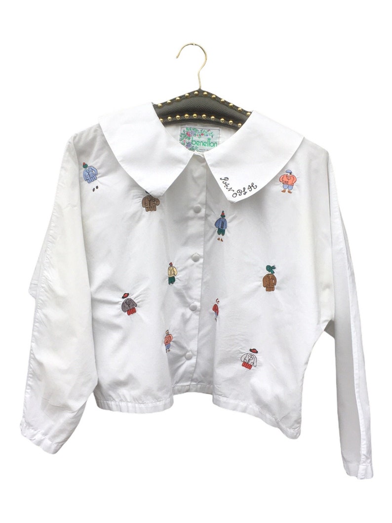 Vintage Benetton Prairie Blouse