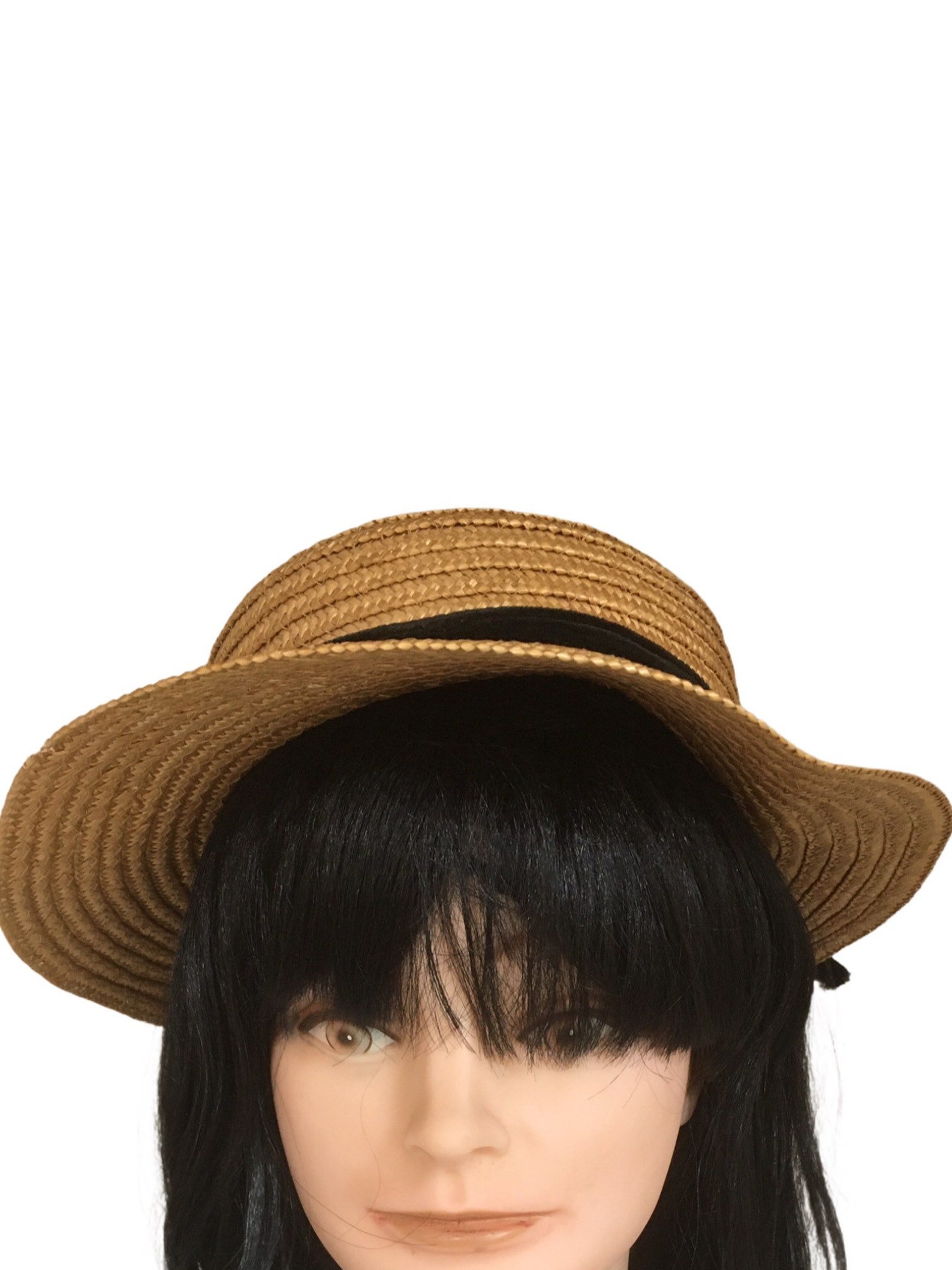 Vintage French Straw Sun Hat .Rustic Traditional French Etsy