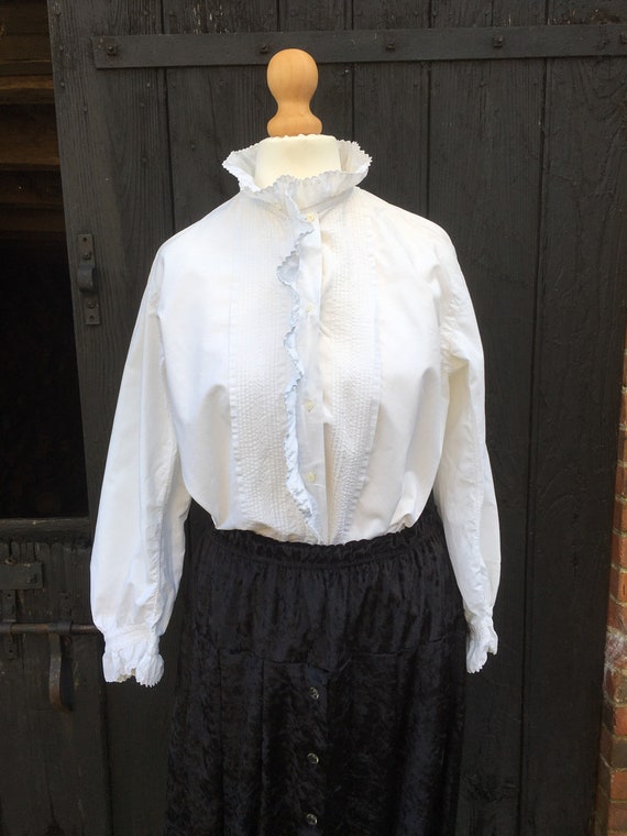 Antique French Cotton Women's Blouse