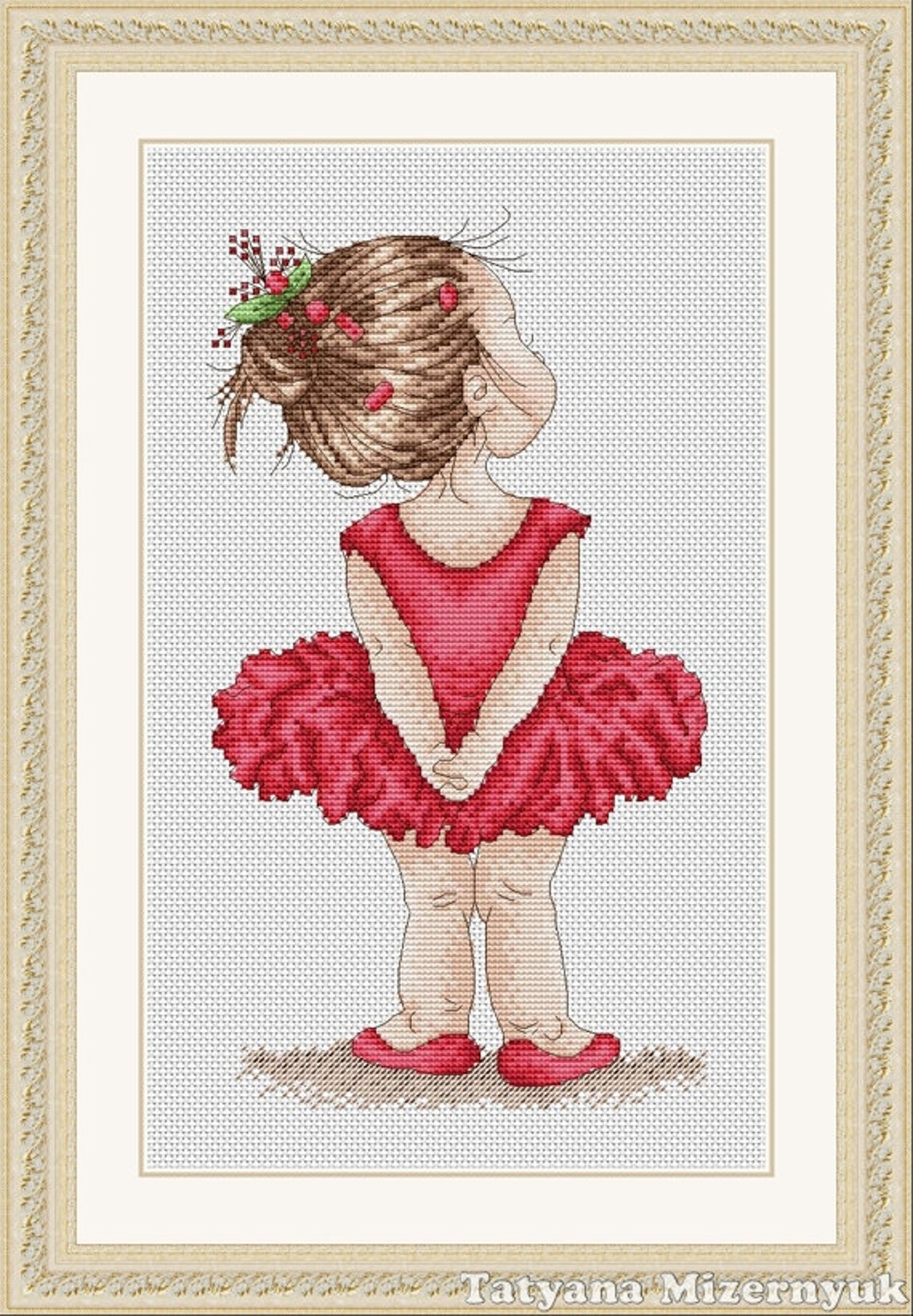 Cross stitch pattern Little ballerina Etsy