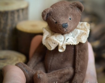 Buch Artist teddy Bear OOAK minibear