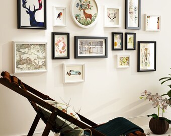 Kit Decorazione Parete Con Cornici E Clip - 42 Pezzi - Multicolore - Foto 2