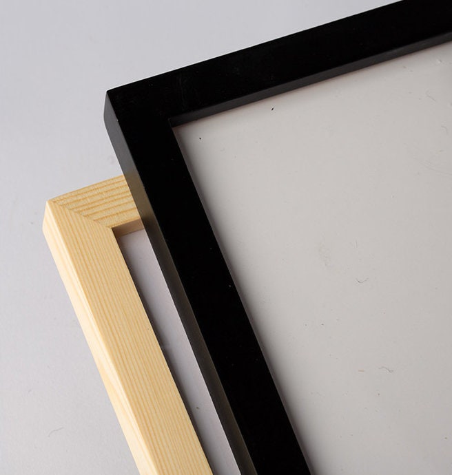 20 unidades/juego de marcos de fotos de madera maciza, marco de fotos de  pared de madera marrón, blanco, negro, conjunto de marcos de galería de  pared combinados -  México