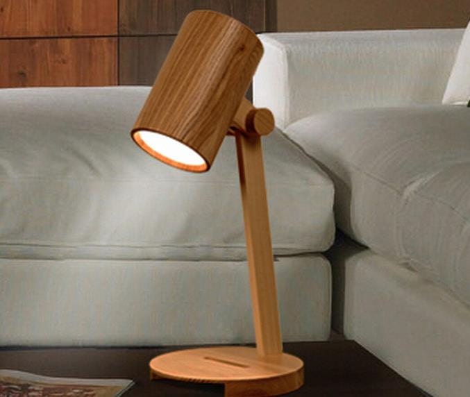 Handcrafted Wooden original desk lamp Table Lamp Handcrafted Wooden
