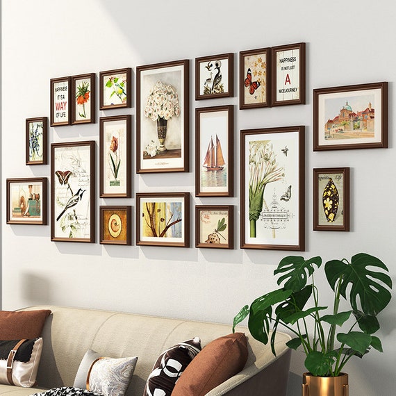 Photo Frame Picture Holder Embossed Frame Decoration for Hallway Living  Room