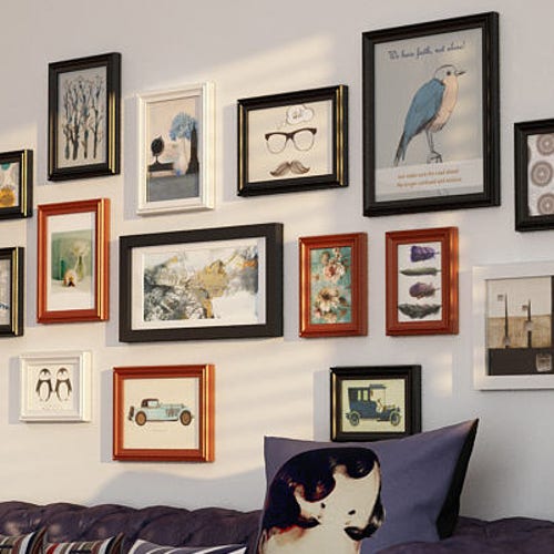 Framing Frames Materials Vintage Mid Century pair of photo frames