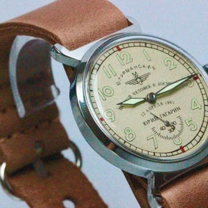 Sturmanskie Gagarin Military Wristwatch | Ultra Rare Soviet USSR Analog Men's Watch | Collectible Gift