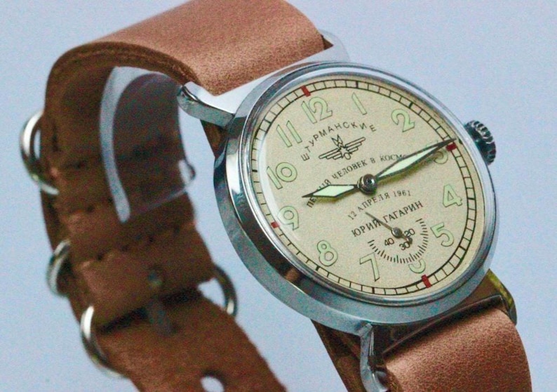 Reloj Sturmanskie estilo Gagarin: reloj para hombre inspirado en los pilotos soviéticos, un accesorio moderno para el día a día. imagen 4