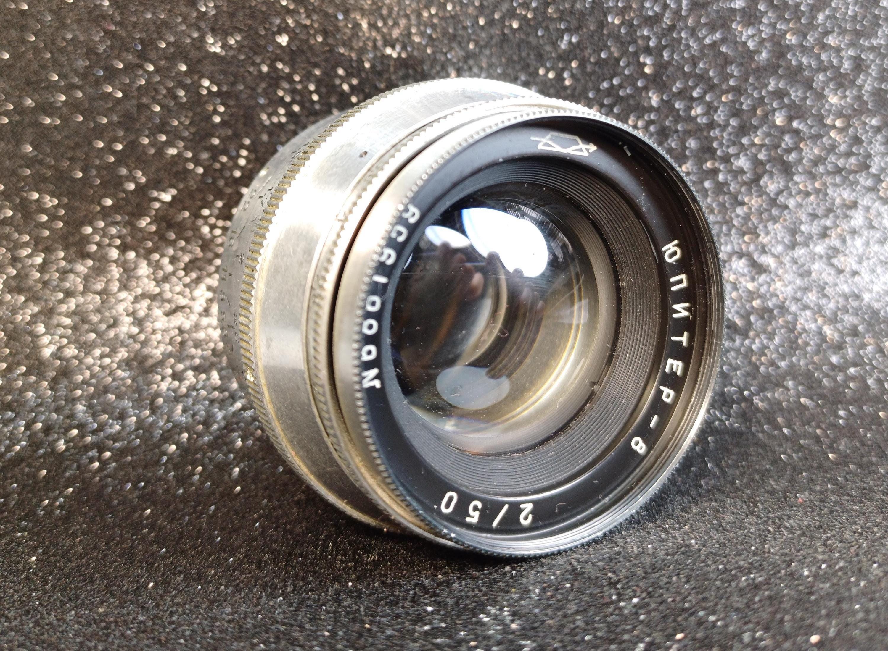 Jupiter-8 50mm f/2 レッド Pレンズ – ヴィンテージ ソビエト M39