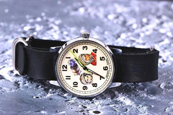 Soviet watch Raketa Yuri Gagarin best watch wrist… - image 4