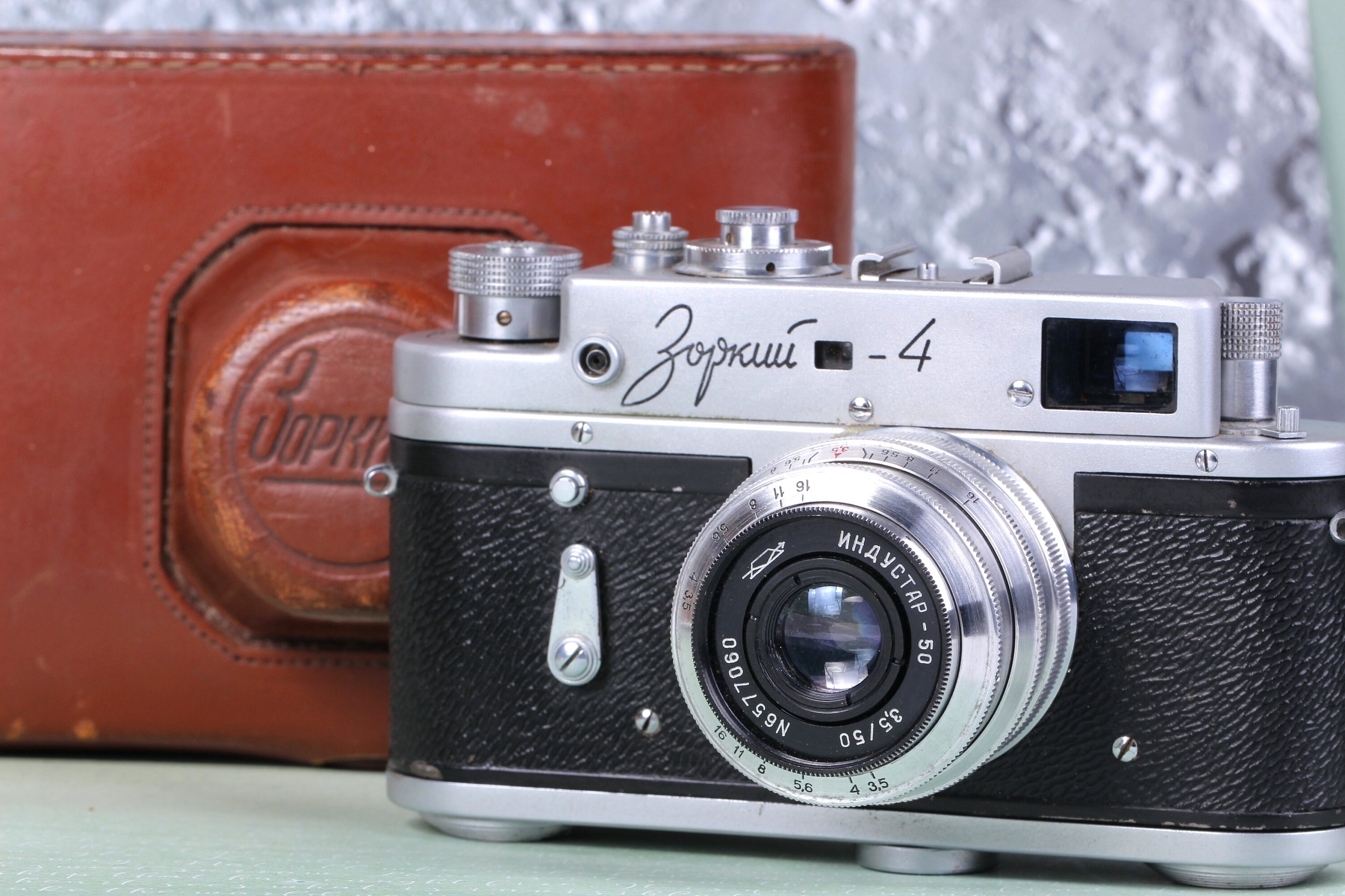 Zorki-4 Rangefinder Camera + Industar-50 F/3.5 Lens | USSR Vintage