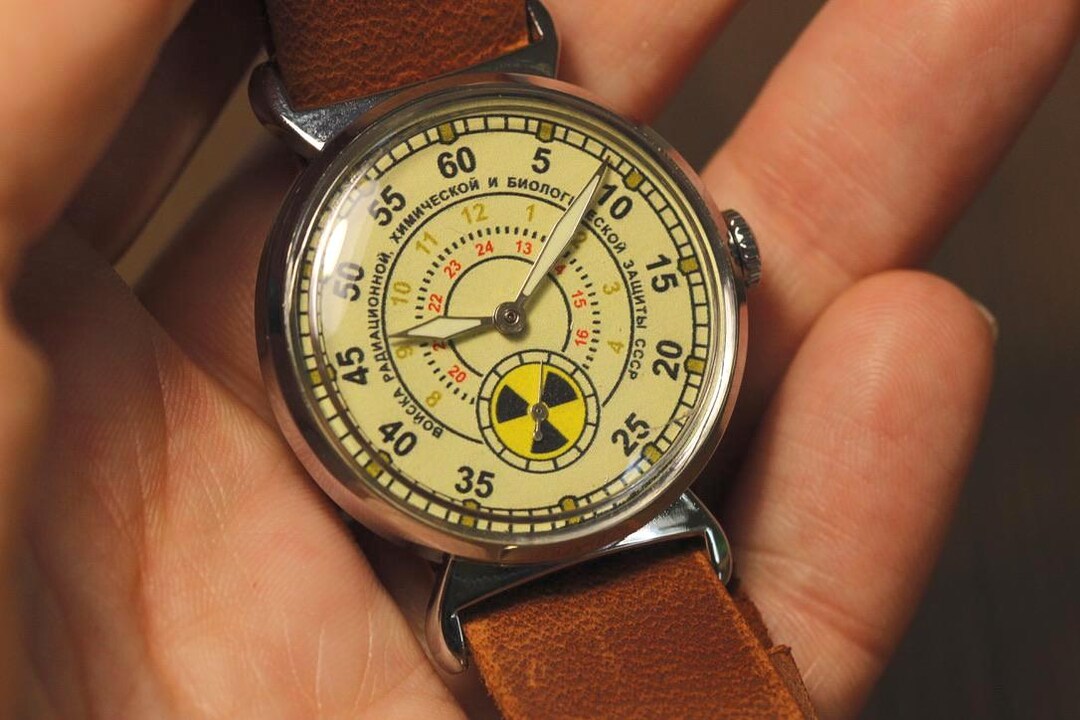Ussr Watch Radium Soviet Military Wrist Watch Dads Gift Mechanics Rarity, Pobeda ZIM ...