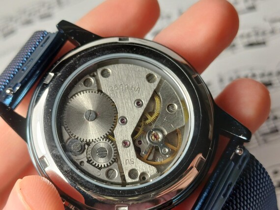 Raketa Copernicus Vintage Watch – Original USSR Mechanical Space Age Sun & Moon Dial, Soviet Collectible Wristwatch