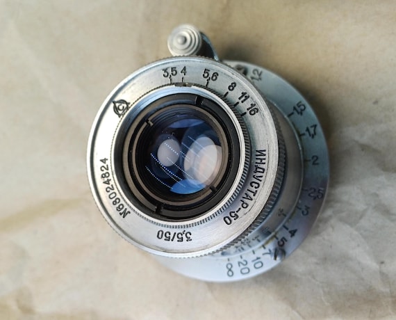 【希少】Industar-50 50mm f3.5 M39マウント シルバー 中古】Industar-50 インダスター 50mm f/3.5 M39マウント | 中古