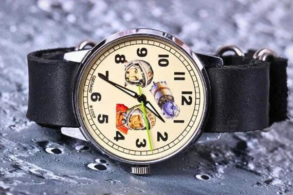 Soviet watch Raketa Yuri Gagarin best watch wrist… - image 8