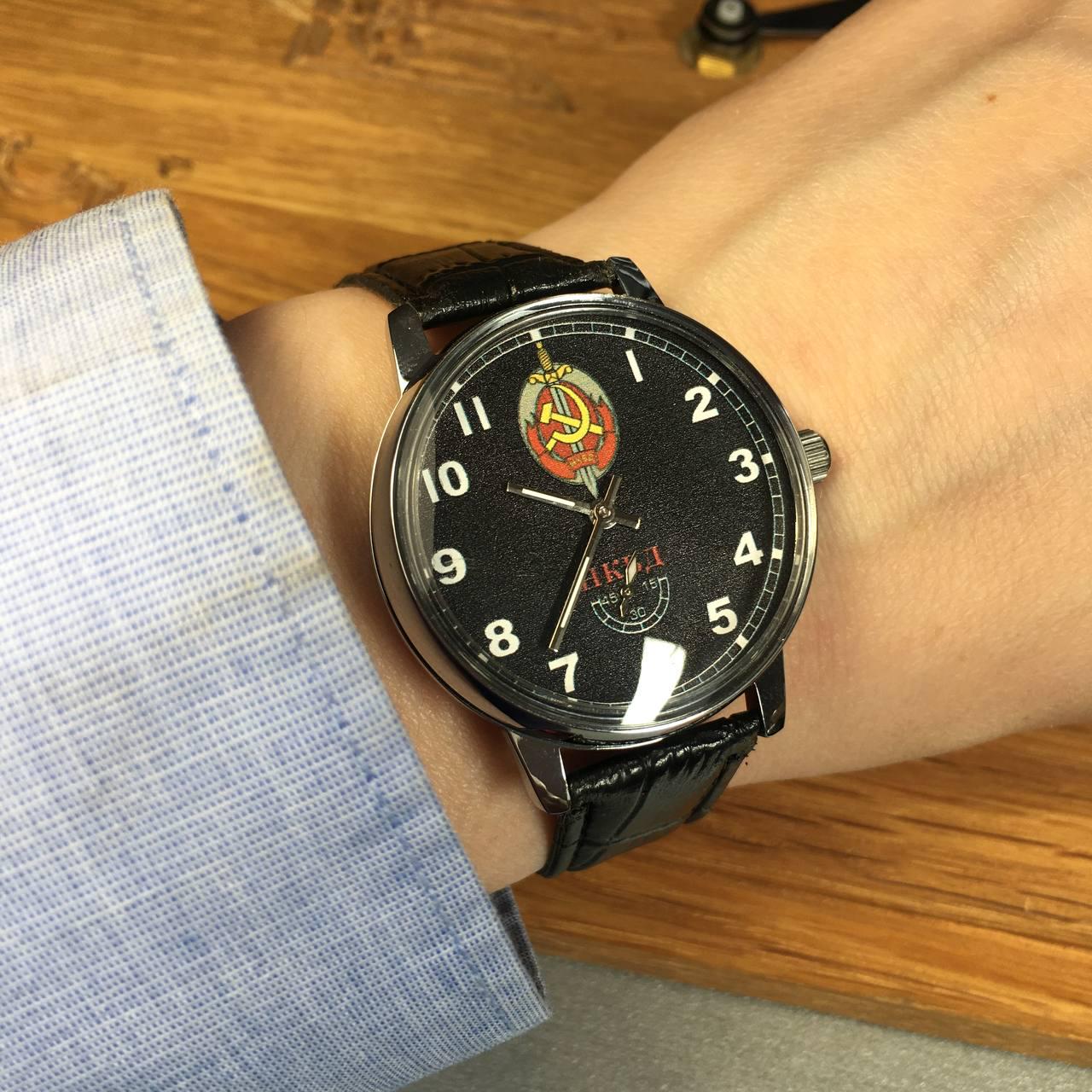 Soviet watch Pobeda Rare watch Military watch Pobeda Analog USSR watch Men's watch Gift