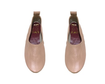 Ballet flats, indoor leather flats, lounge shoes