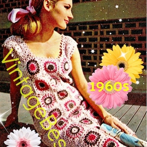1960s granny dress Etsy Mexico