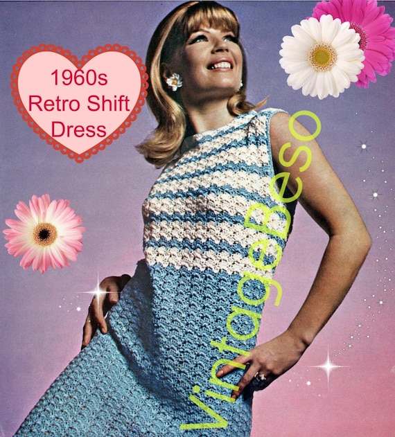 1960s clearance crochet dress