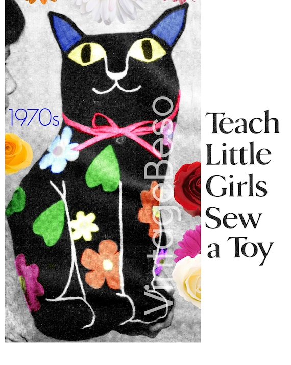 3 EASY Patterns: 2 crochet + 1 sew • Cat Bed Crochet Pattern • Vintage 1970s • Pet Bed • Dog Bed Puppy Kitten pillow • Watermarked PDF Only