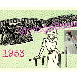 1950s Crochet Belt with Coin Purse Pattern • Vintage Fanny Pack (PDF Pattern)