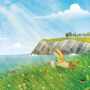 Illustration Sommer | Drucken 21x30 | Fantasy-Illustrationen | | Magische Illustrationen | Dekoration | Sommer