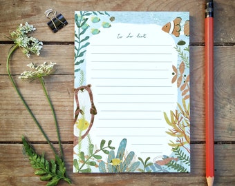 To Do List - Tear off A6 notepad | Animal stationery | Otter notepad | Cute animals