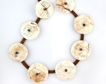 Cinturón / Collar Vintage Naga Conch Shell