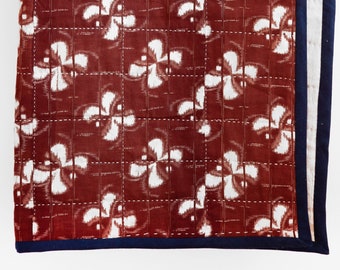 Edredón Ikat de lana japonesa