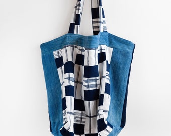 Ewe Patchwork Oversized Tote